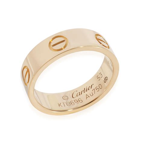 men's cartier 750 ring